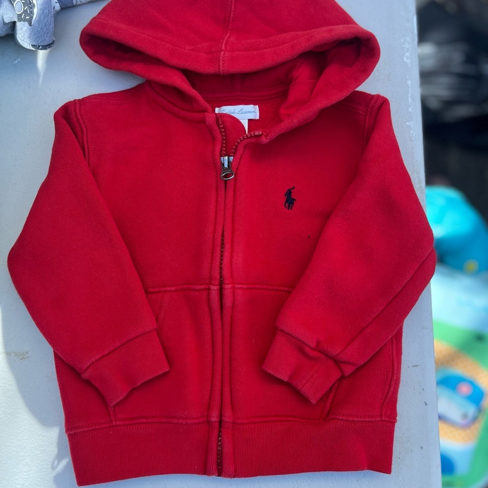Polo by Ralph Lauren Red Kids Hoodie